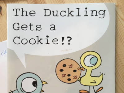 THE DUCKLING GETS A COOKIE!? picture book cover