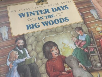 Shows the cover of the book Winter Days in the Big Woods