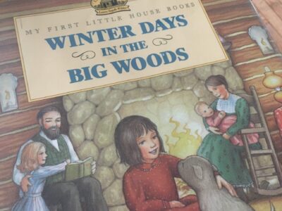 Shows the cover of the book Winter Days in the Big Woods